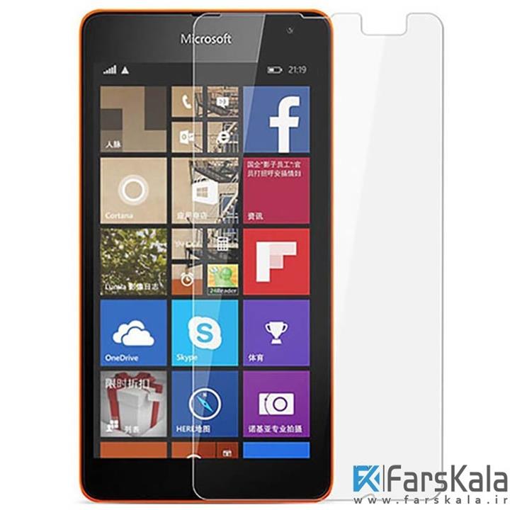 محافظ صفحه نمایش شیشه ای تمپرد مناسب برای گوشی موبایل مایکروسافت Lumia 540 Tempered Glass Screen Protector For Microsoft Lumia 540